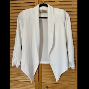 Women’s White Blazer Jacket